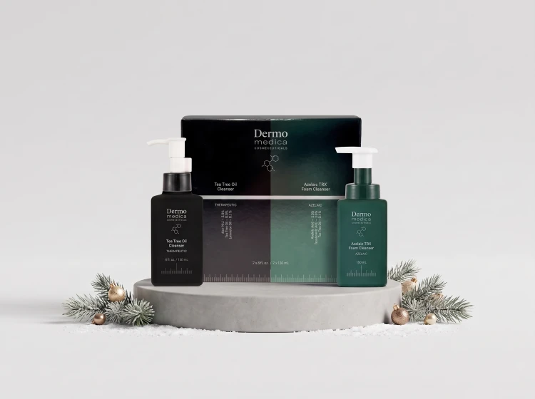 Dermomedica - Zestaw do dwuetapowego oczyszczania: Tea Tree Oil 150 ml + Azelaic TRX Foam 150 ml