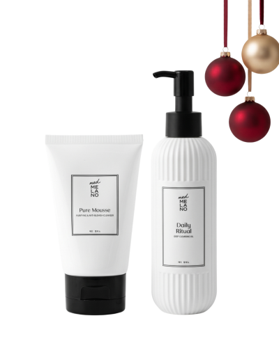 MedMelano Zestaw do dwuetapowego oczyszczania terapeutycznego: Daily Ritual Deep Cleansing Oil + Pure Mousse Purifying &amp; Anti-Blemish Cleanser